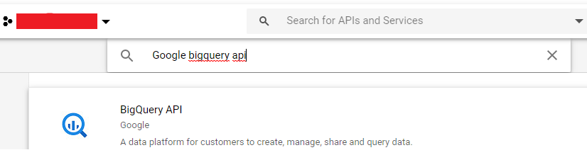 Google BigQuery Enterprise Data Connector