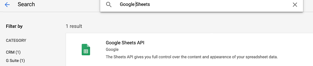 Google Sheets Enterprise WriteBack Connector