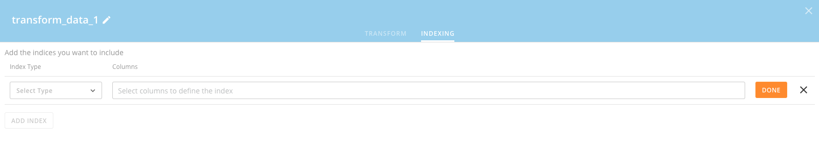 Easy Indexing