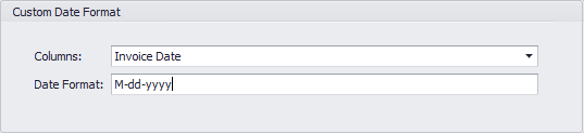 Setting a Custom Date Format on a Column in Workbench 4