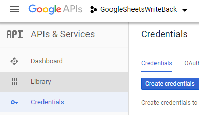 Google Sheets Writeback Connector