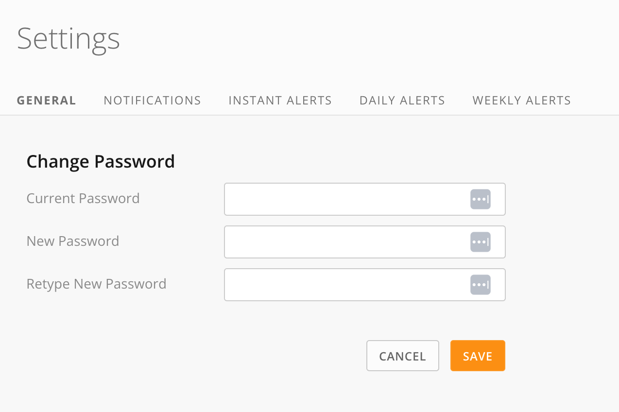 Change Your Password
