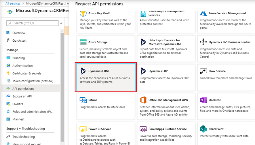 Microsoft Dynamics CRM REST Connector