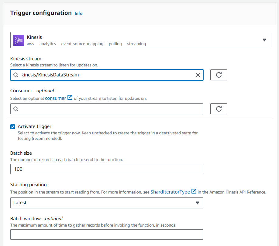 Writing Amazon Kinesis Data to Domo
