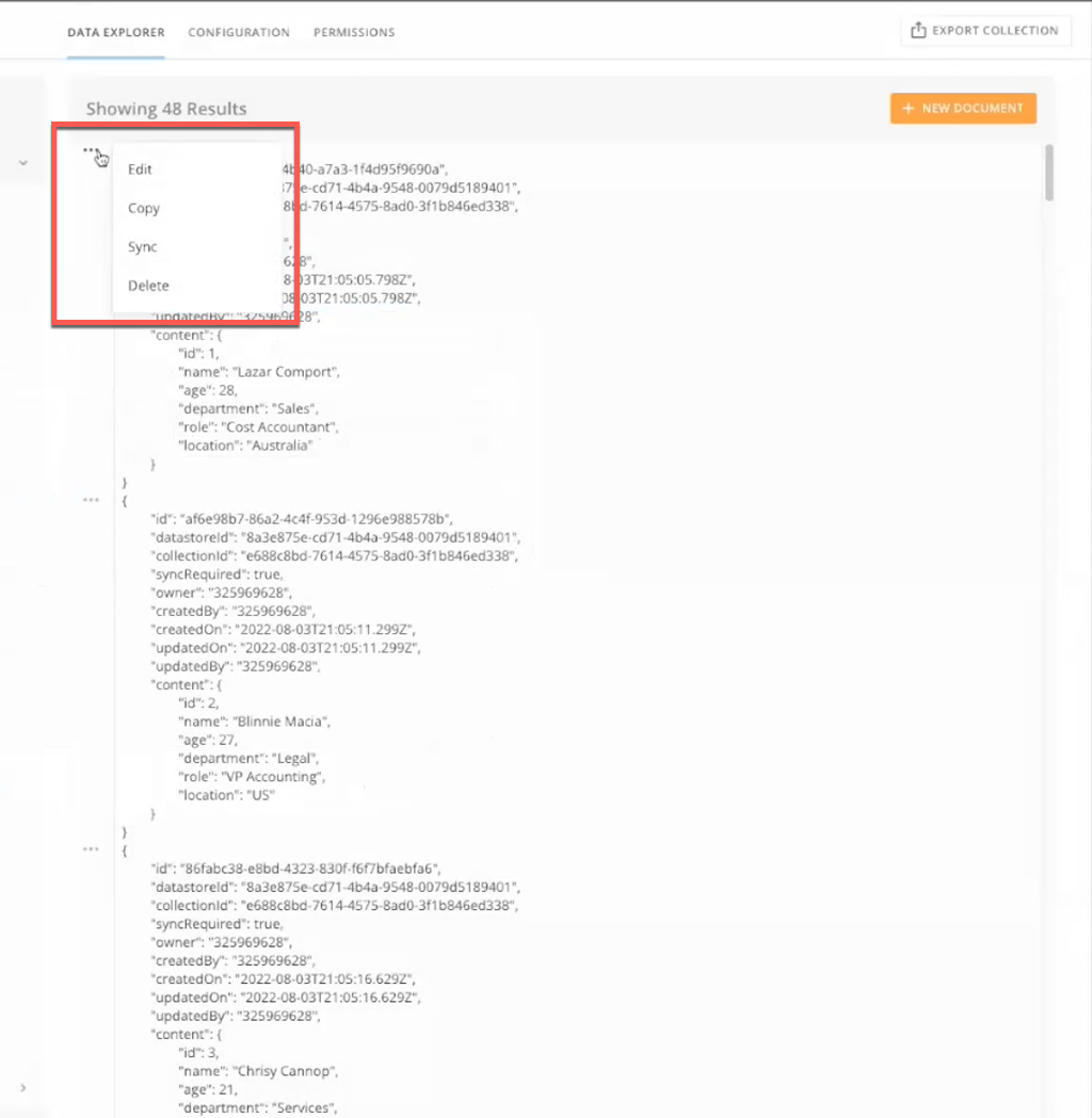 AppDB管理者ユーザーインターフェース
