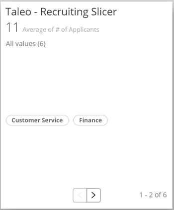 Slicer, Checkbox Selector, and Radio Button Selector Cards