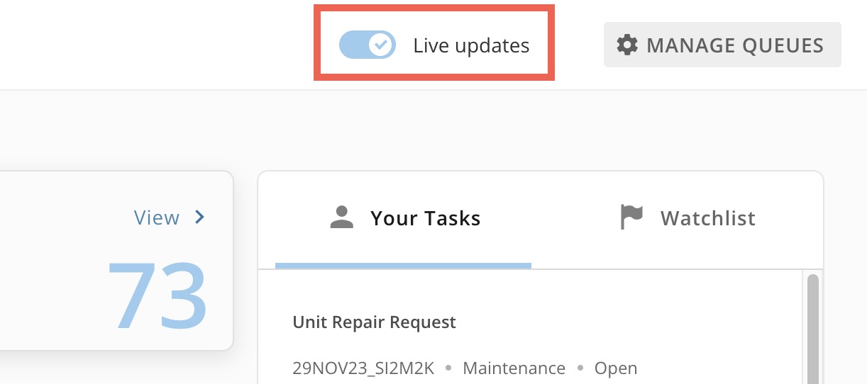 Monitor Queues in Task Center