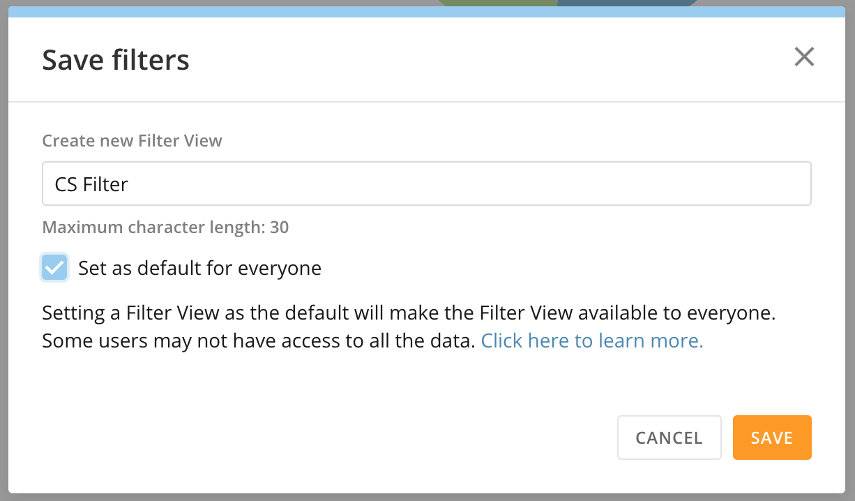 Page Filters and Filter Views on Dashboards