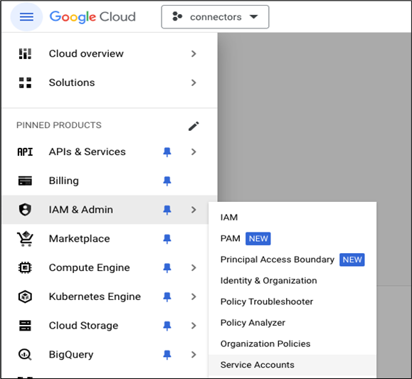 Google Sheets Service Connector