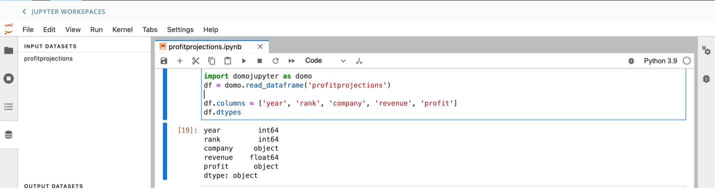 Jupyter Workspaces | User Guide