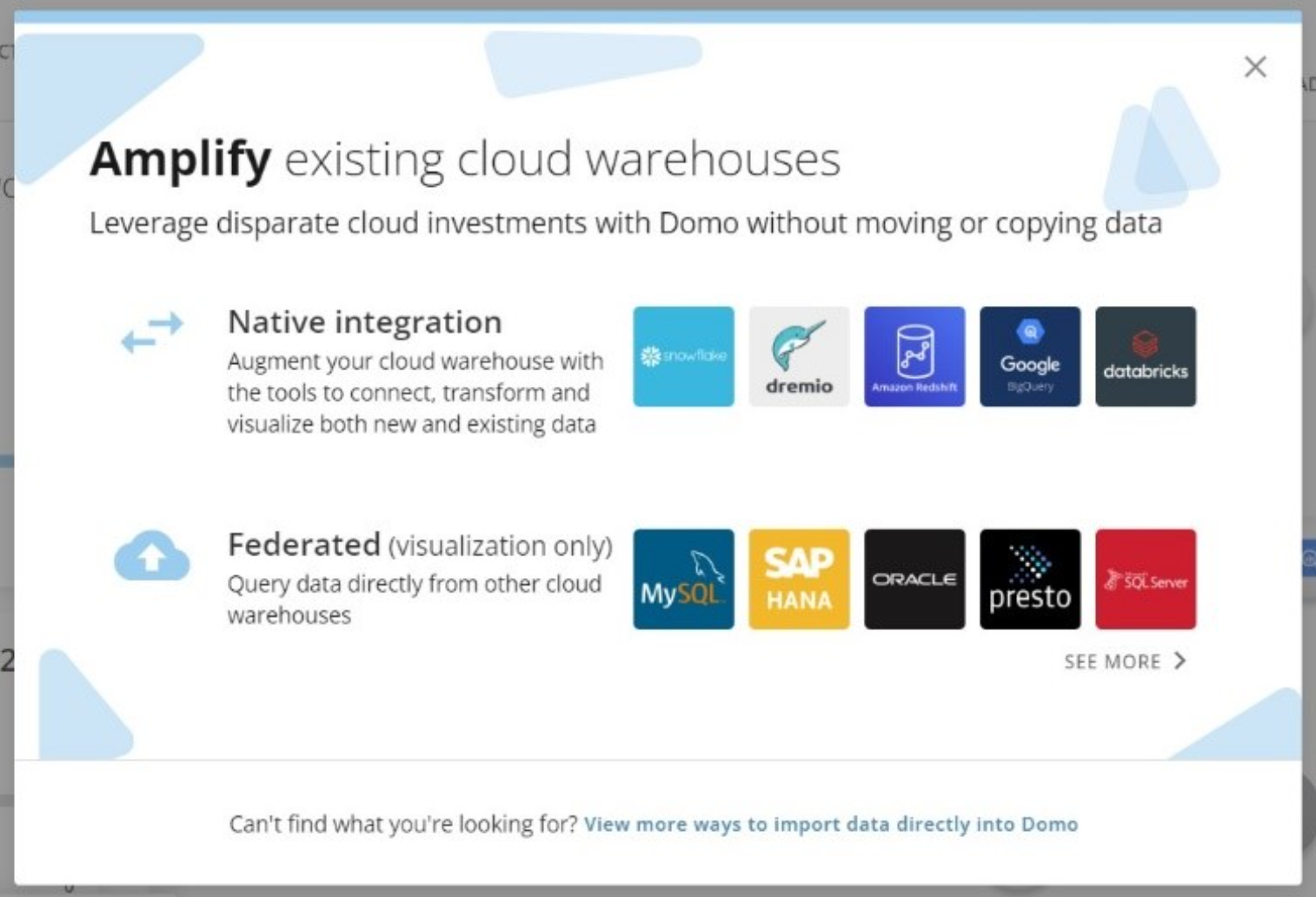 > Domo on Google BigQuery (RECOMMENDED)