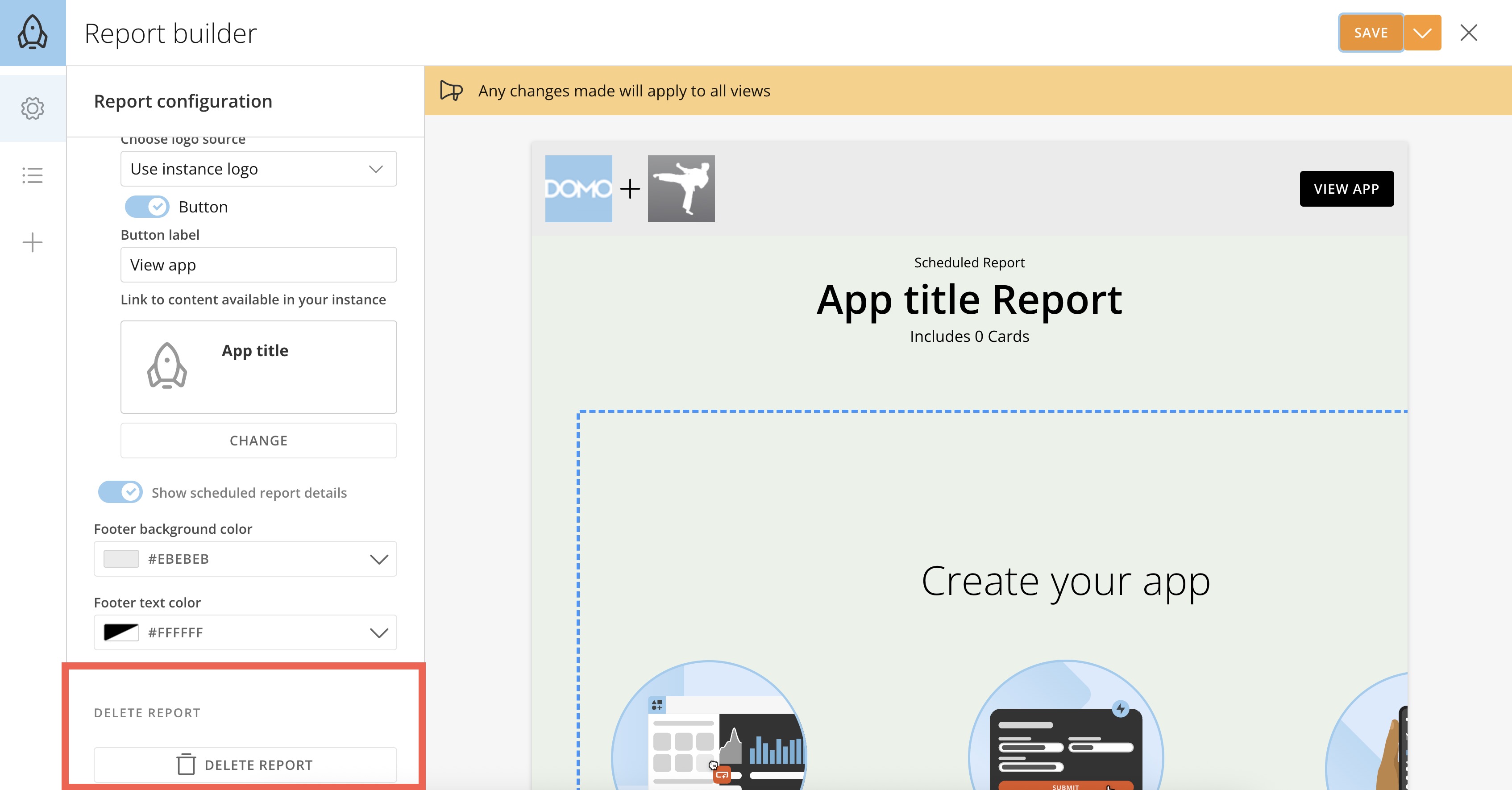 Deliver Customized Reports with App Studio Report Builder