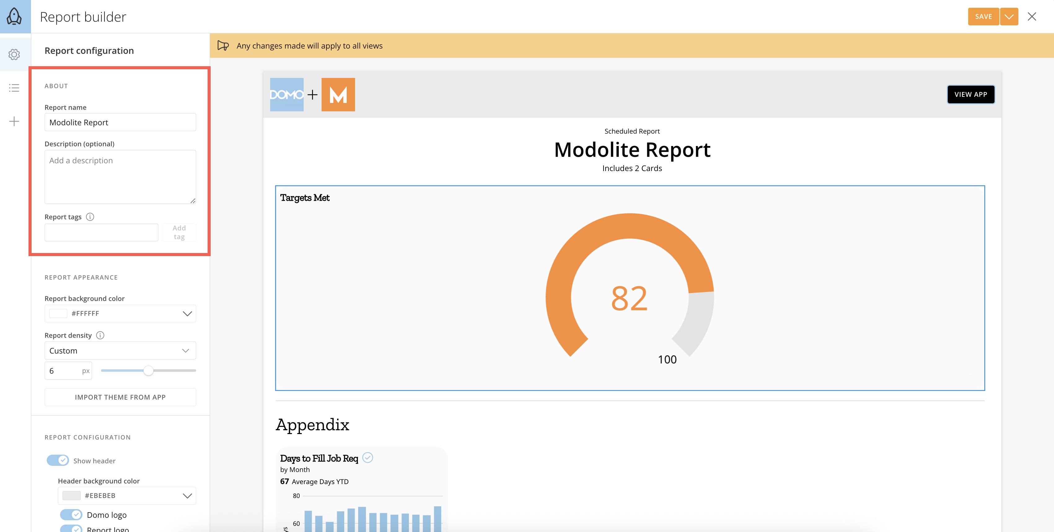 Deliver Customized Reports with App Studio Report Builder