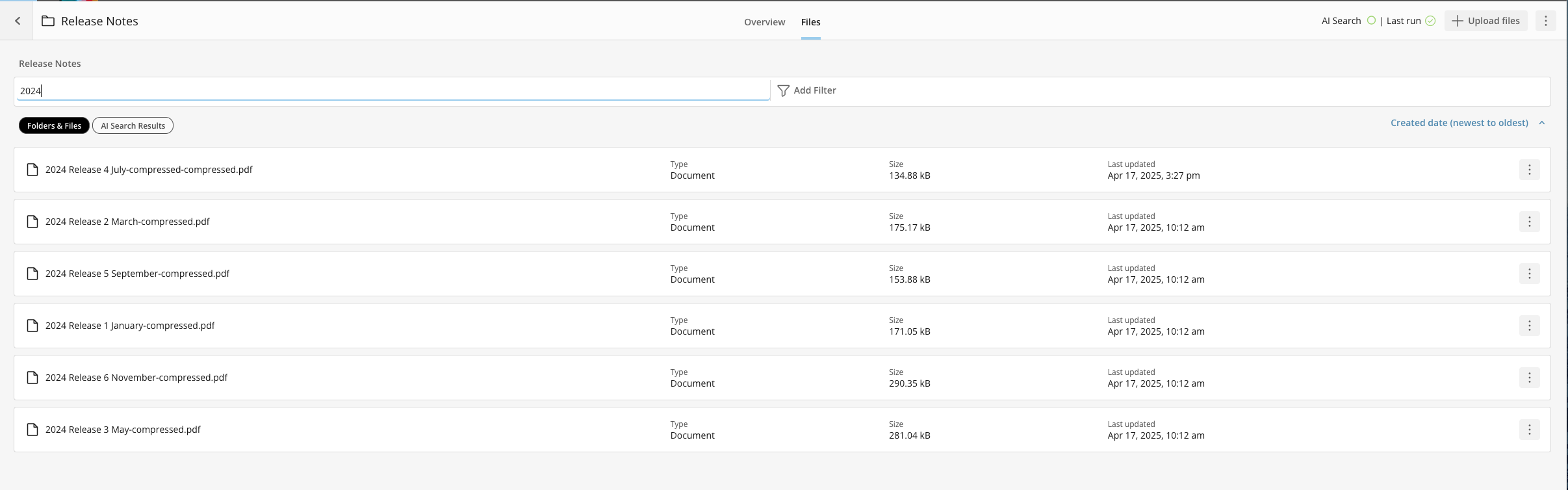 Use FileSets to Gather Information from Unstructured Data (Beta)