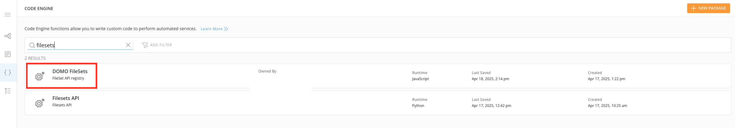 Use FileSets to Gather Information from Unstructured Data (Beta)