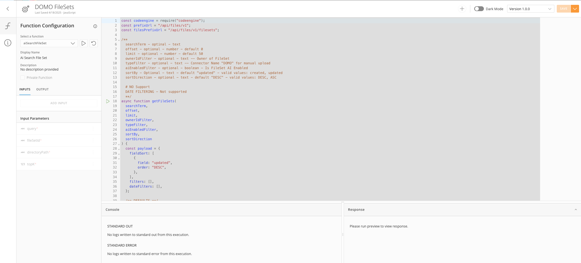 Use FileSets to Gather Information from Unstructured Data (Beta)