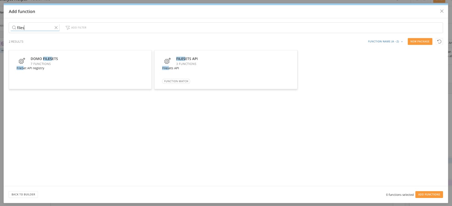 Use FileSets to Gather Information from Unstructured Data (Beta)