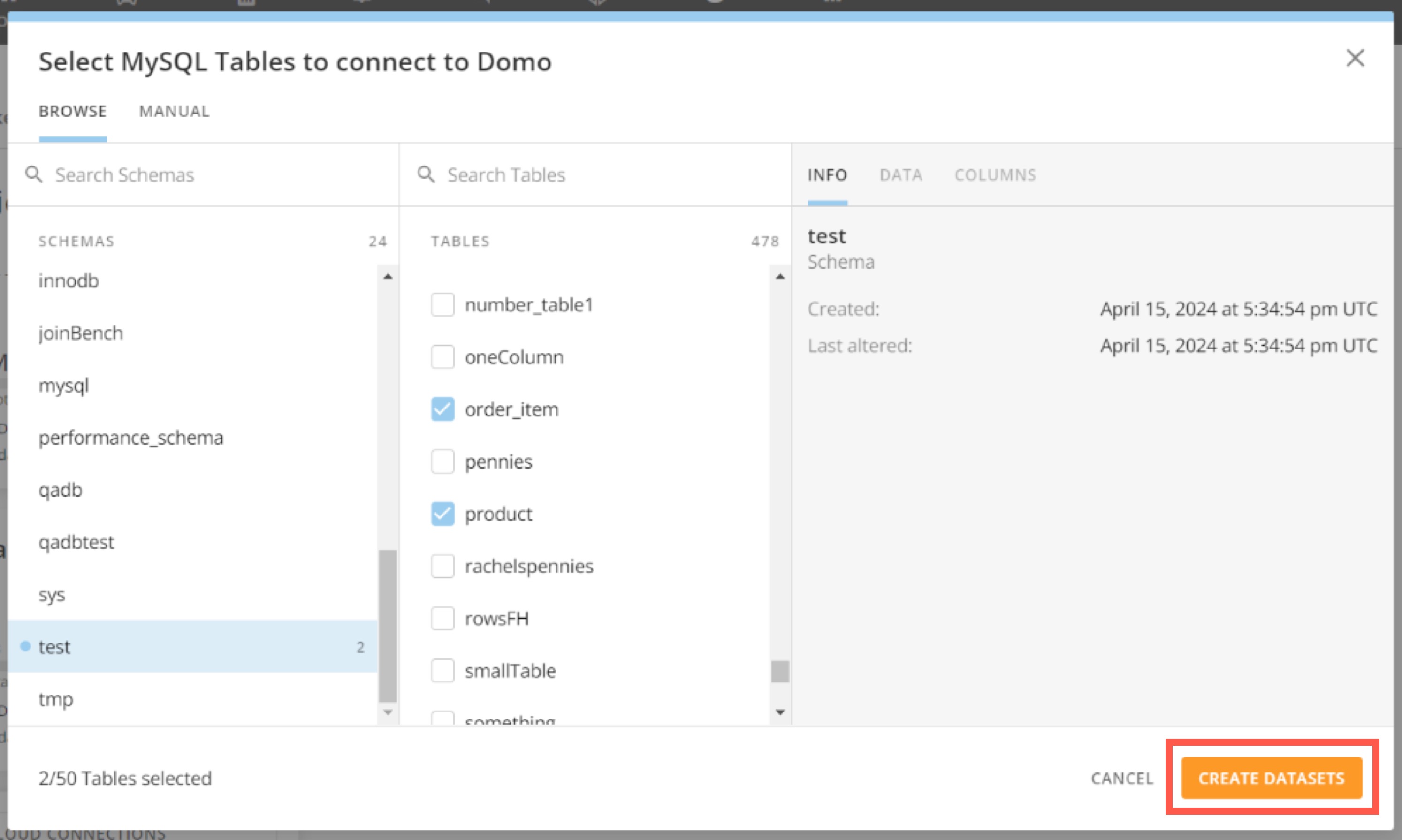 > Domo on MySQL (Beta - RECOMMENDED)