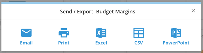 Export Visualization Cards