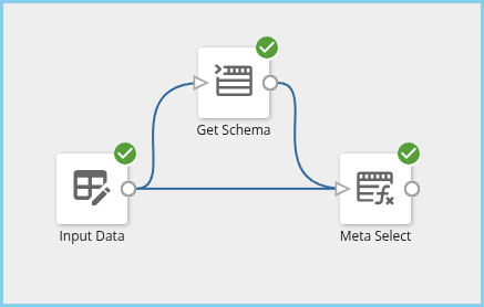 Use the Meta Select and Get Schema Tiles