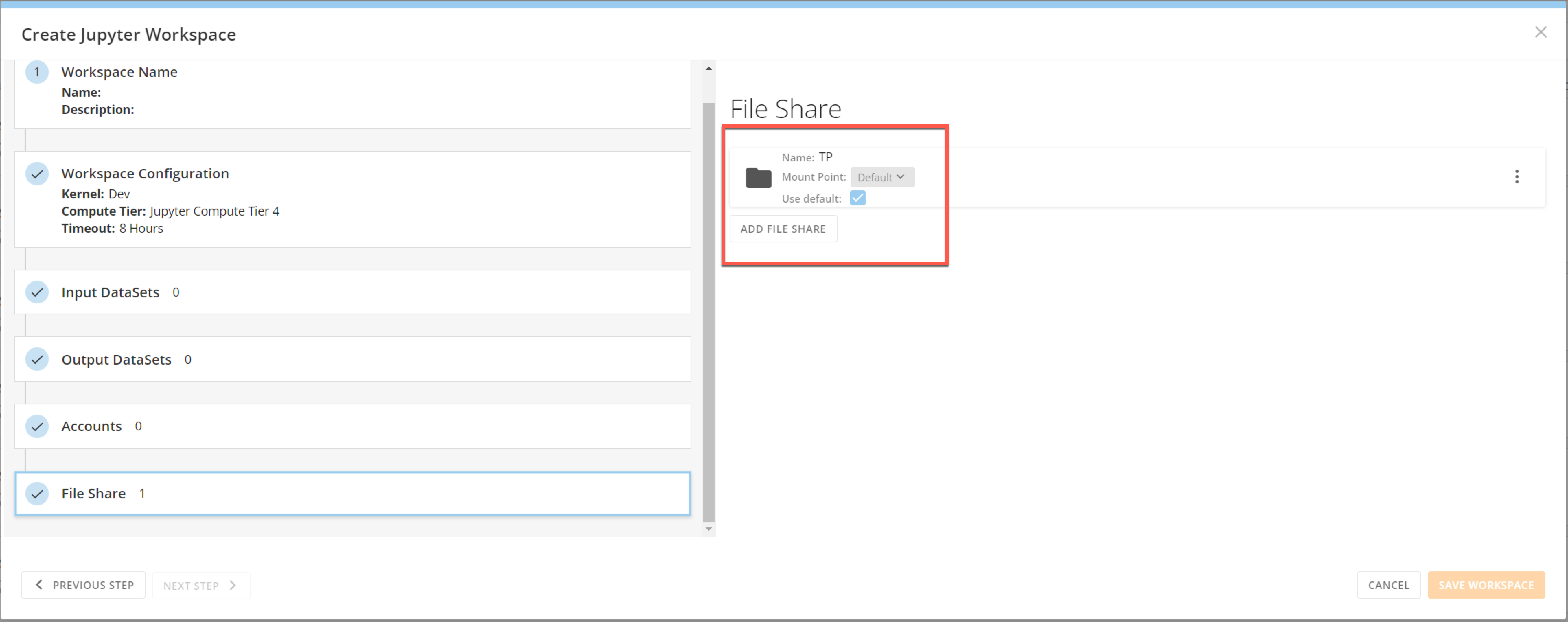 Jupyter Workspaces | User Guide