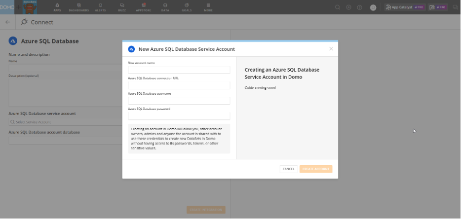 Domo on Azure SQL