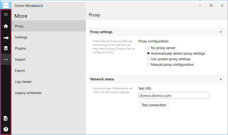 Workbench 5.1のユーザーインターフェースについて