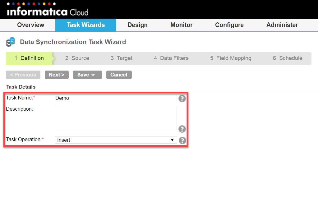 Connect to Informatica Cloud in Domo