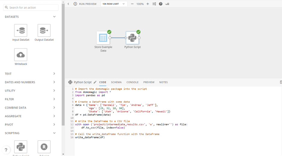 Magic ETL Tiles: Scripting