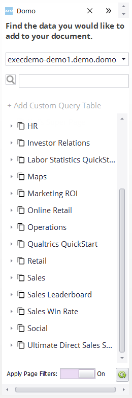 Combine the power of Domo and Microsoft Office.