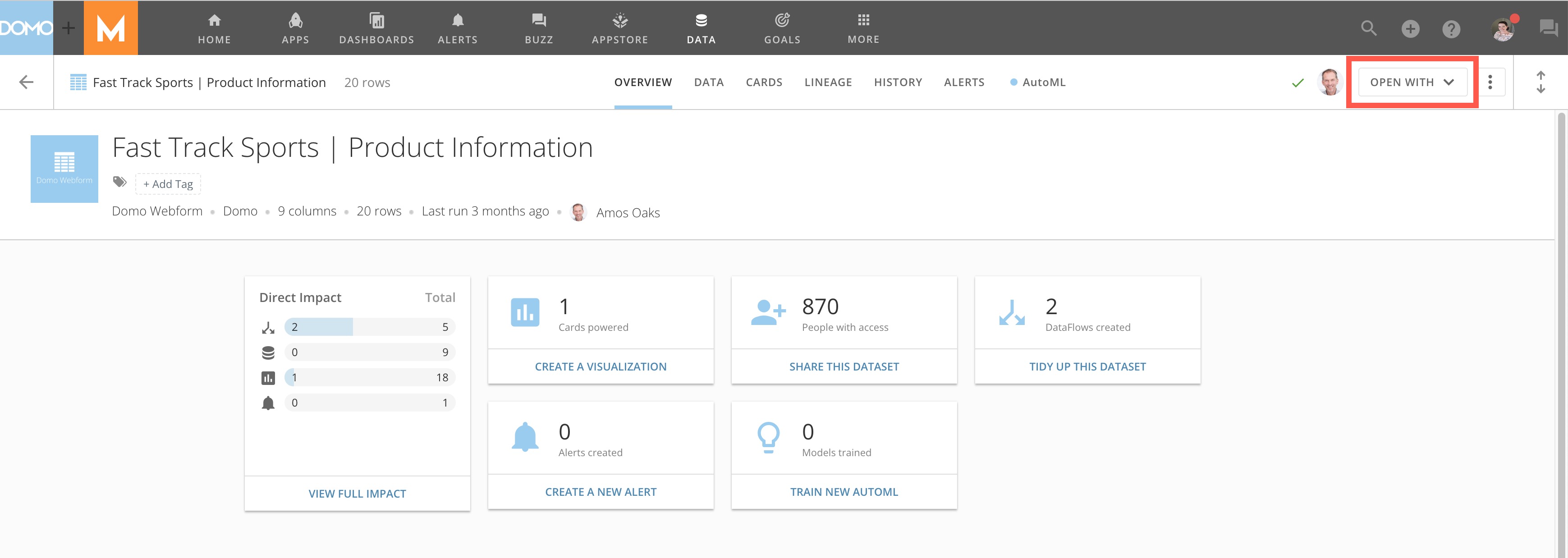 Manage DataSet Views